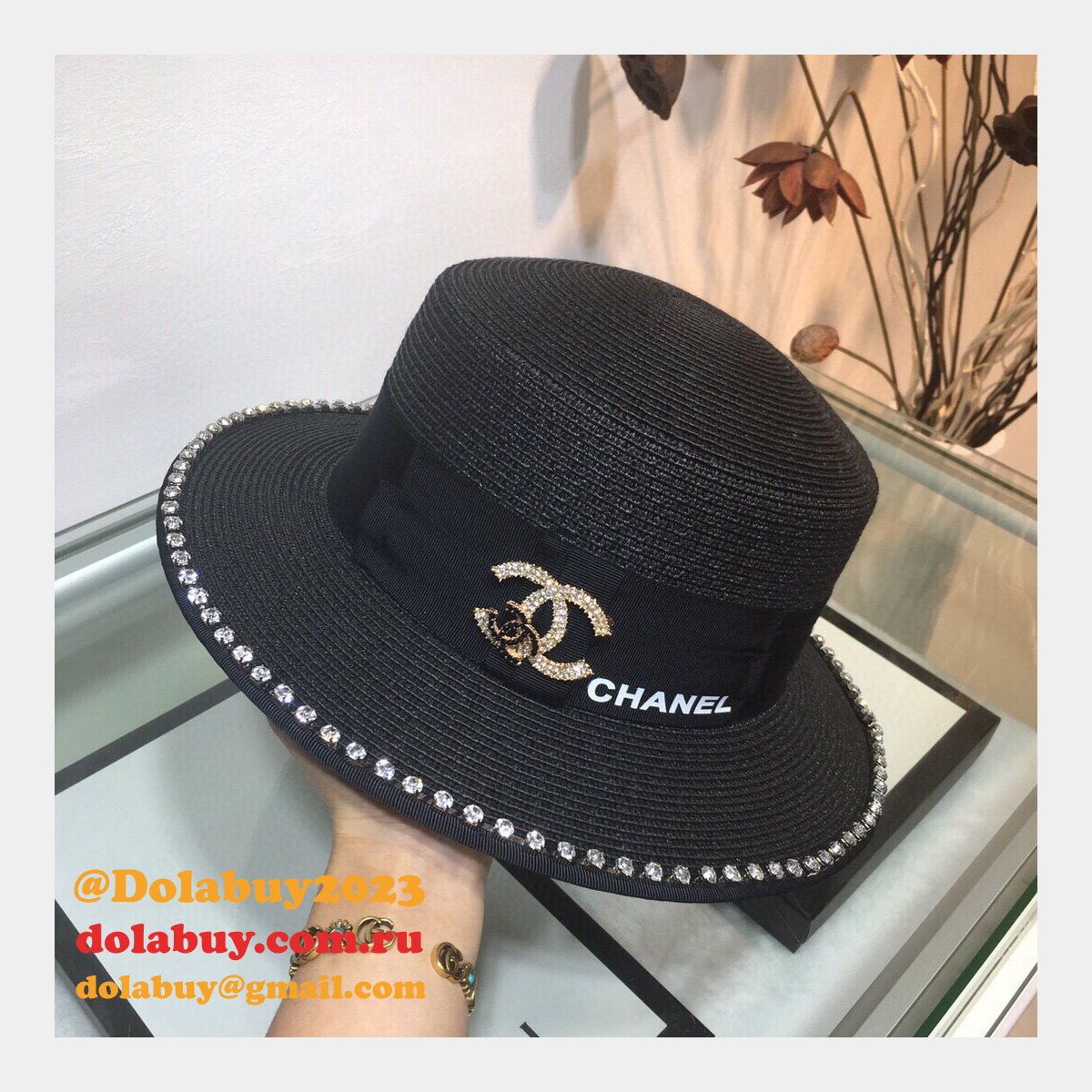 Luxury CC Replica Top 2020 hat black