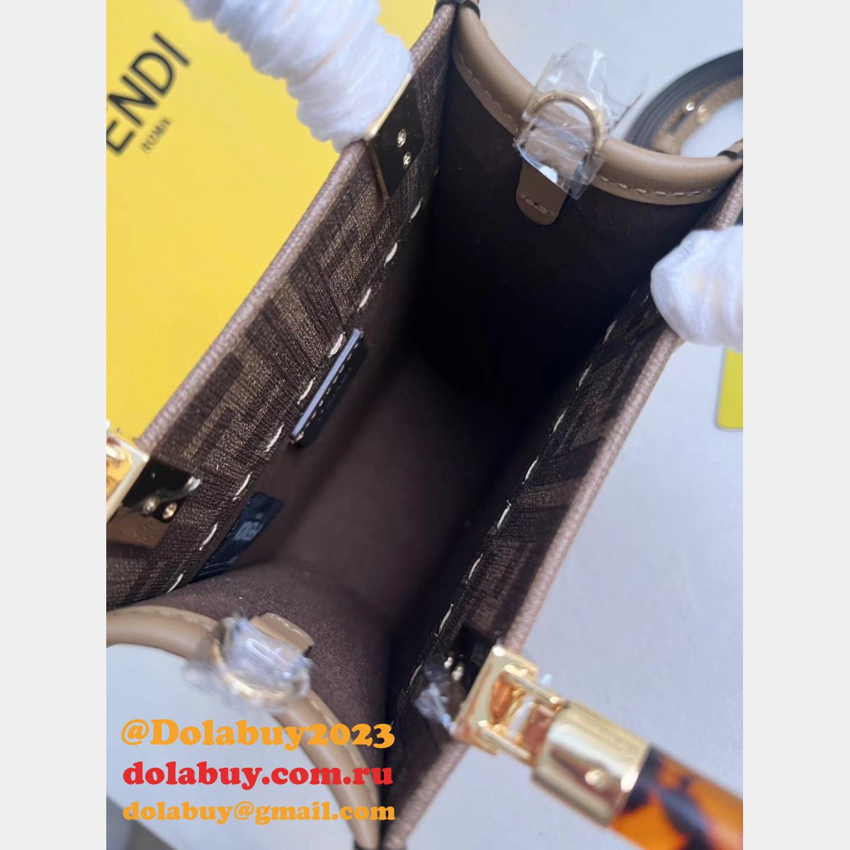 7 Star FENDI ROMA Sunshine mini handbag