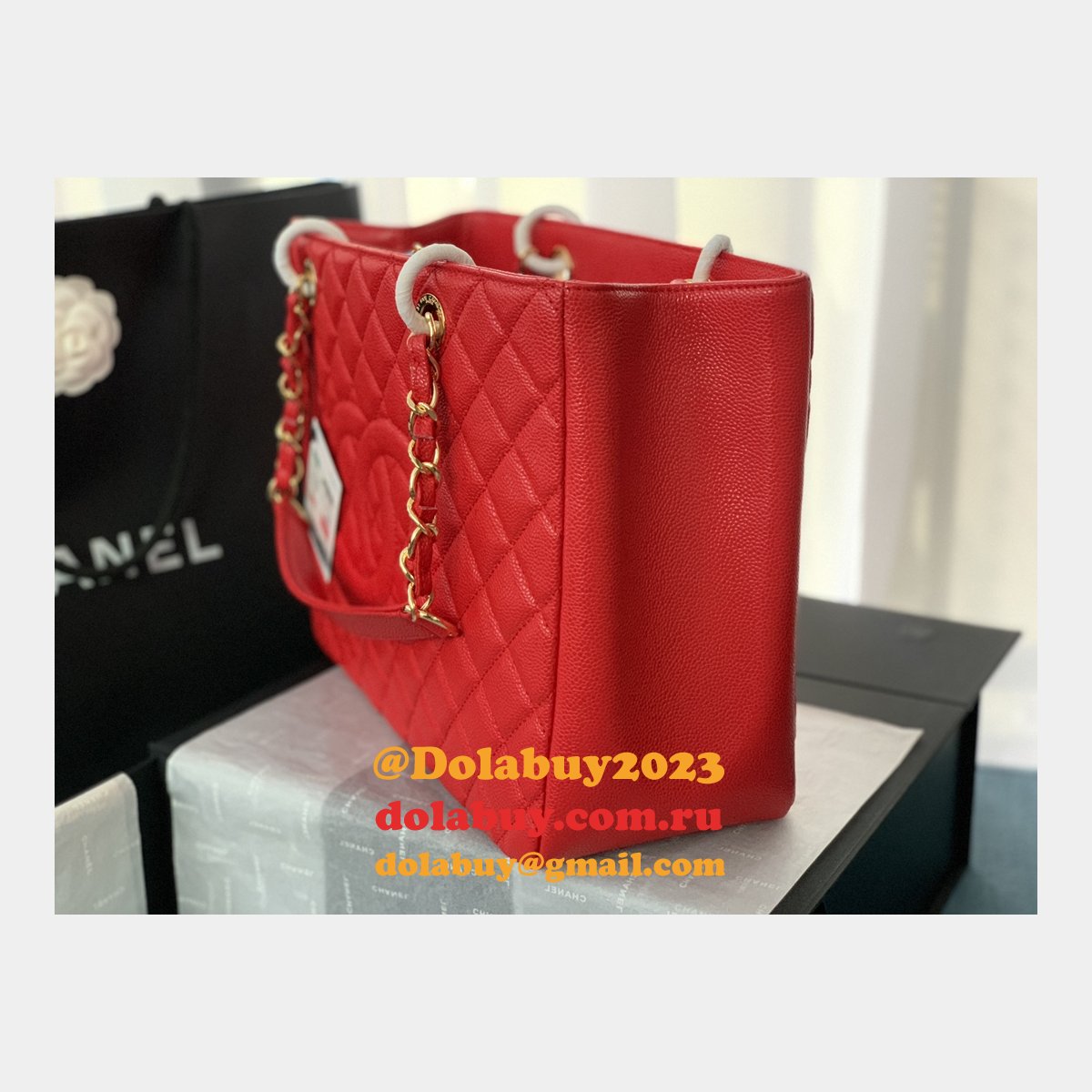 Best classic CC 50995 shopping bag CAVIAR leather