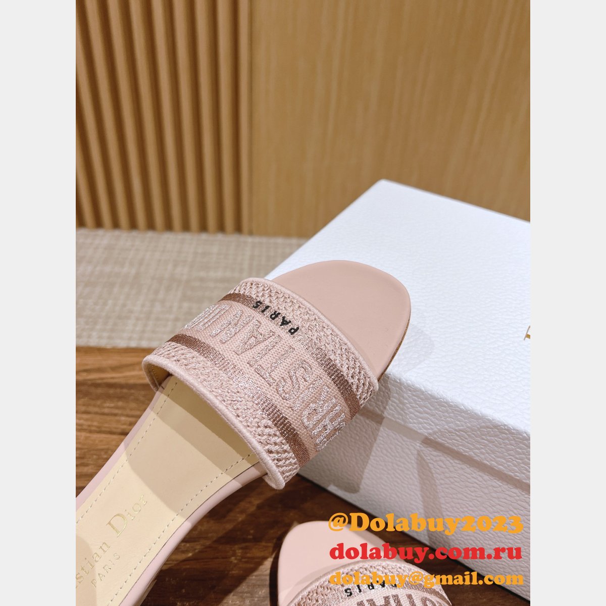 Top Quality Cheap Knockoff DIOR DWAY SLIDE