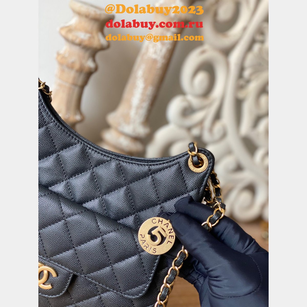 Designer Leather High Quality AS3710 & AS3690 Hobo Fake Bag