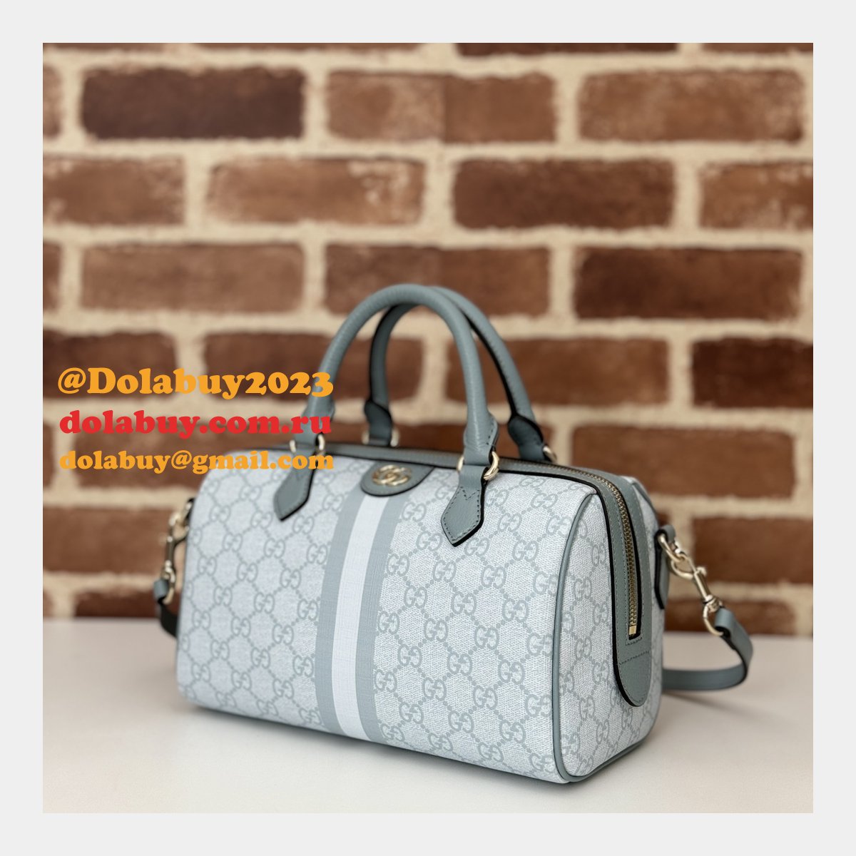 Best 7 Star 772061 Gucci Knockoff Ophidia GG Small Top Handle Bag
