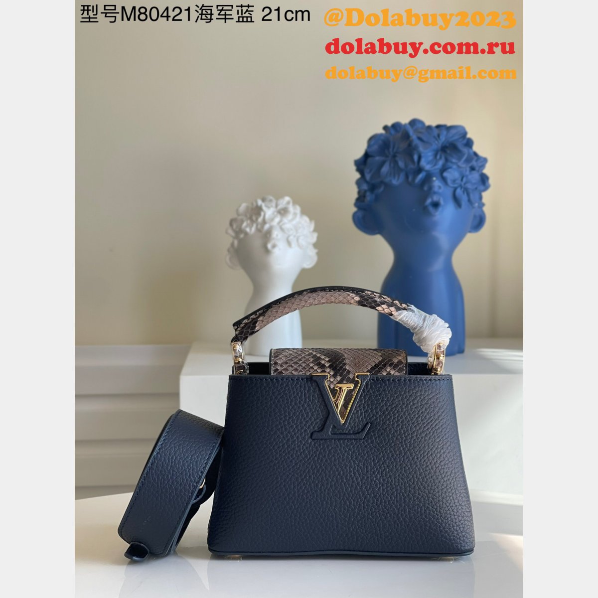 Where To Buy Fake Louis Vuitton Capucines M80007/M80421/M80041 Taurillon Bag