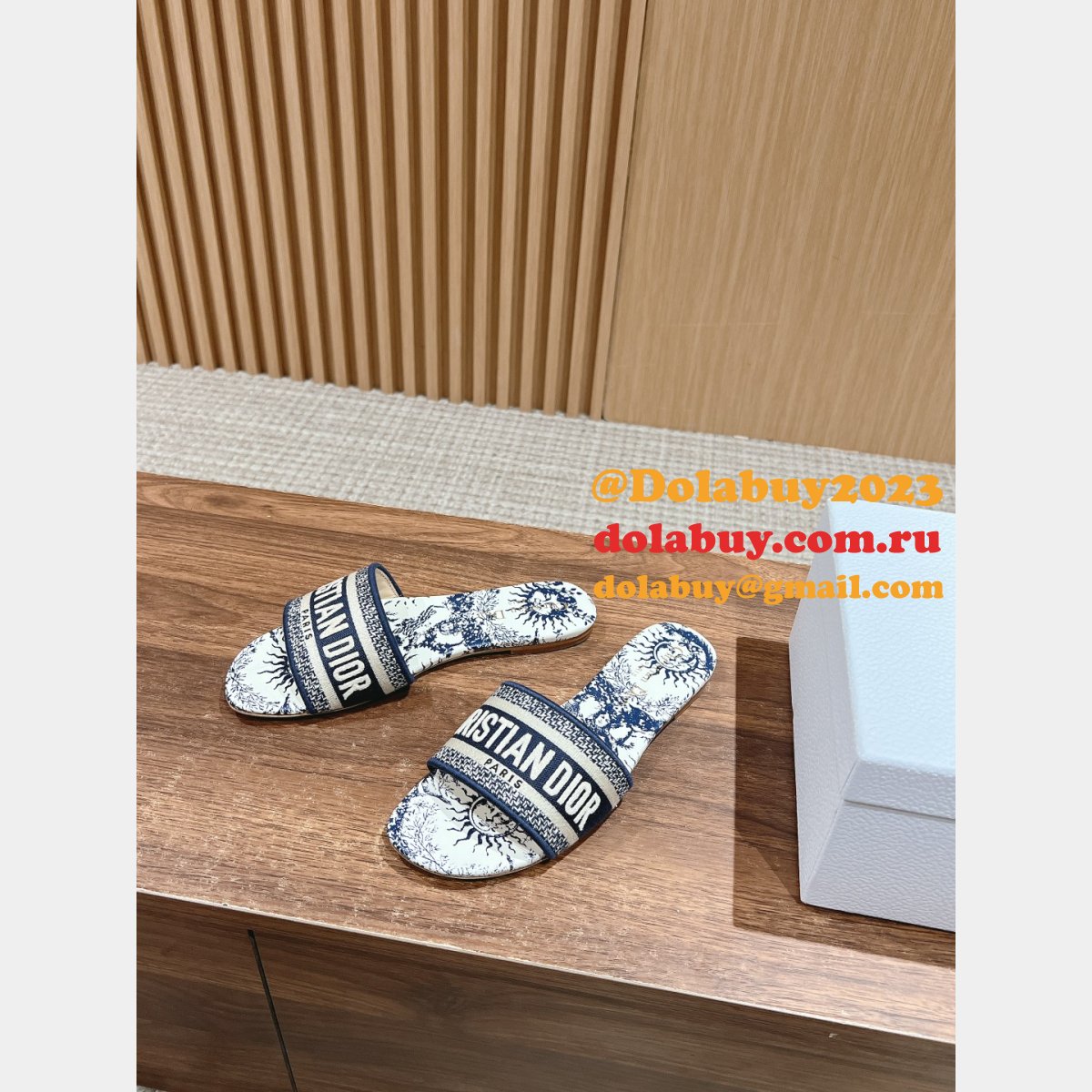 Top Quality Cheap Knockoff DIOR DWAY SLIDE