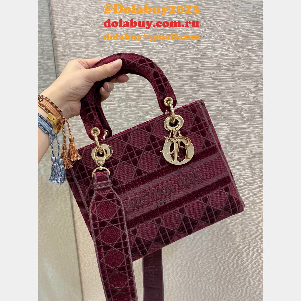 Christian Dior Replicas Lady Dior 24cm Best Bag