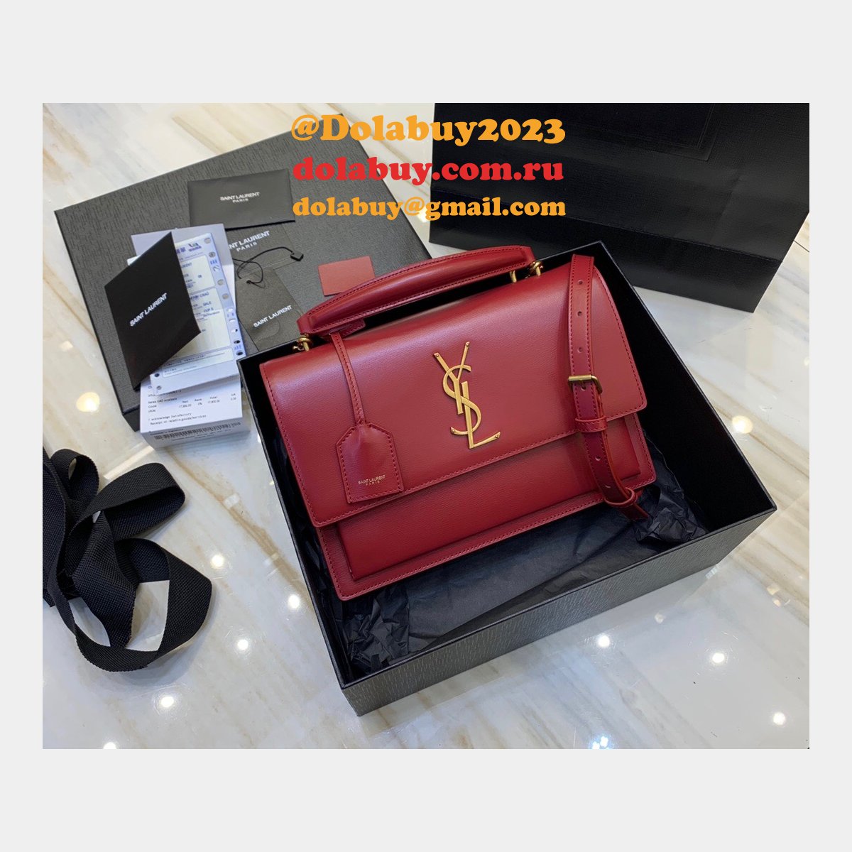 Buy Replica Saint Laurent YSL Sunset Shoulder 25cm Bag