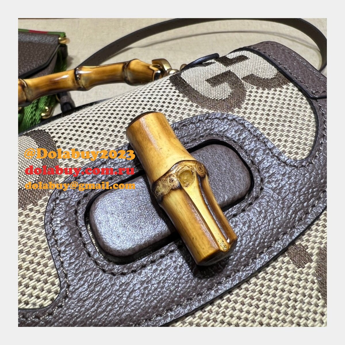 Best Dolabuy Replica Gucci Mini jumbo GG bag 686864 Bamboo