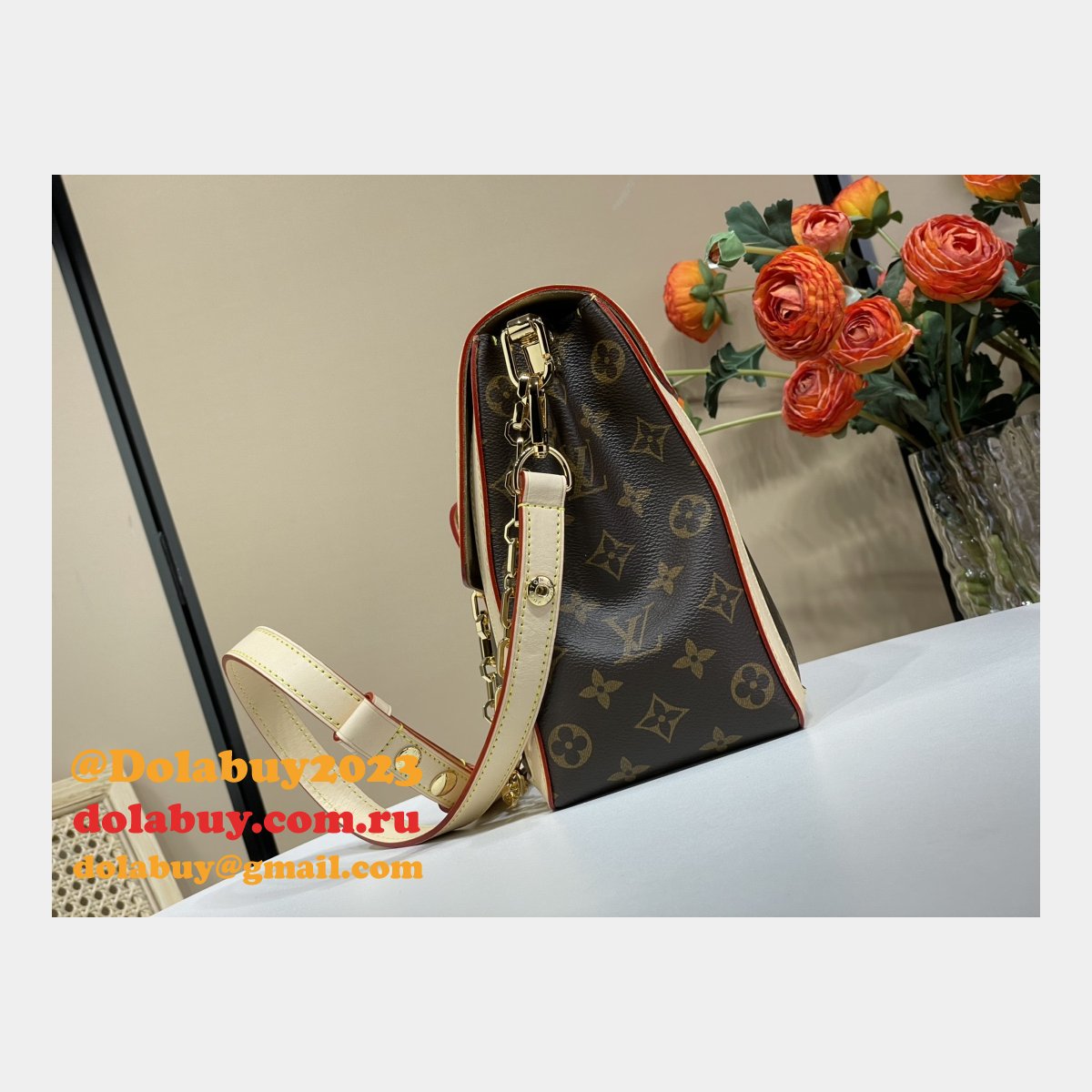 Luxury Dauphine Soft GM Monogram M47149 Louis Vuitton Replica Bag