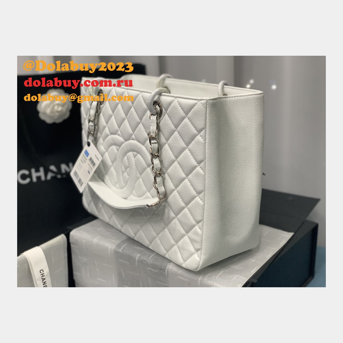 Best classic CC 50995 shopping bag CAVIAR leather