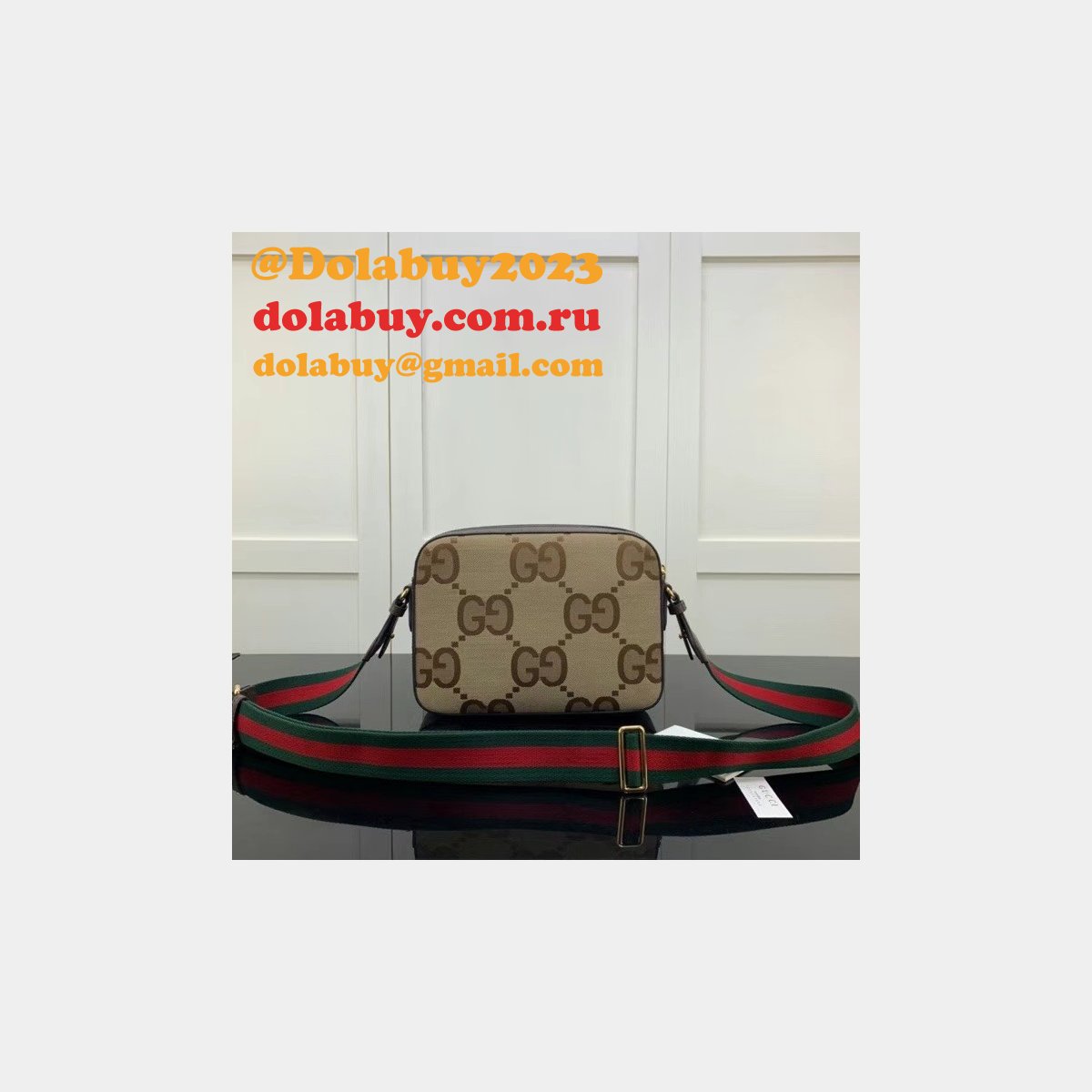 Luxury Gucci Replica 675891 jumbo GG Messenger bag