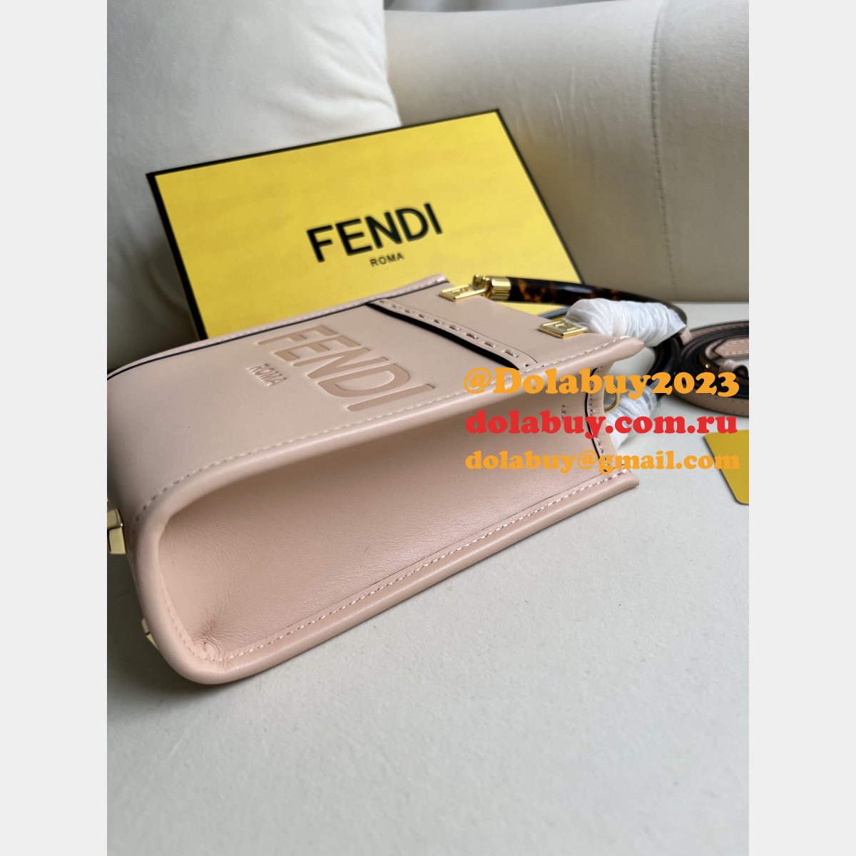 7 Star FENDI ROMA Sunshine mini handbag