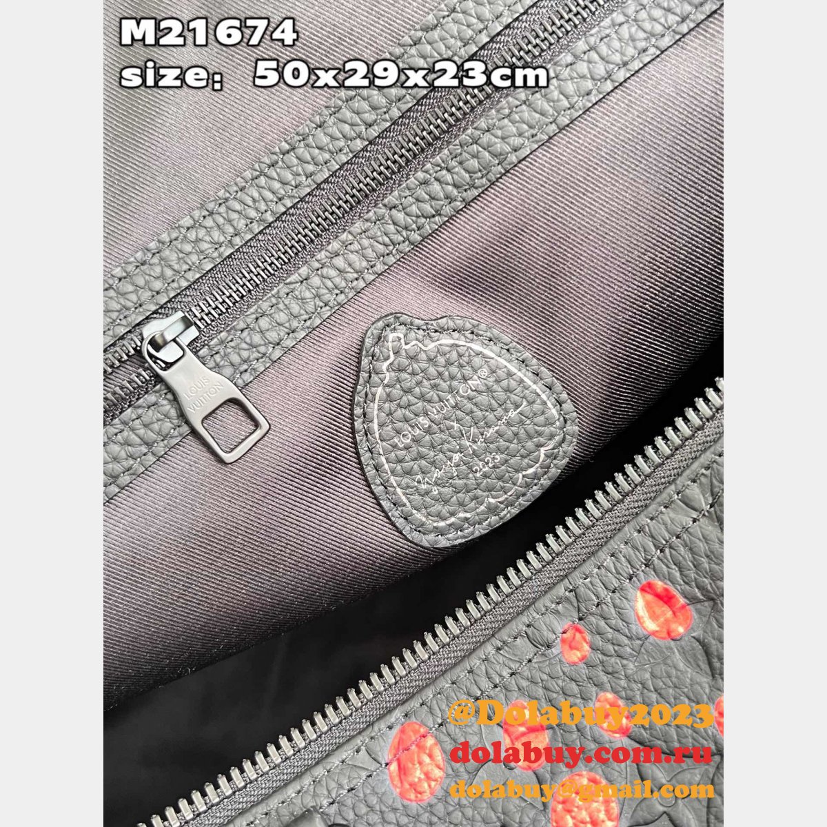 Louis Vuitton Perfect LV x YK Keepall 50 Taurillon Monogram Replica