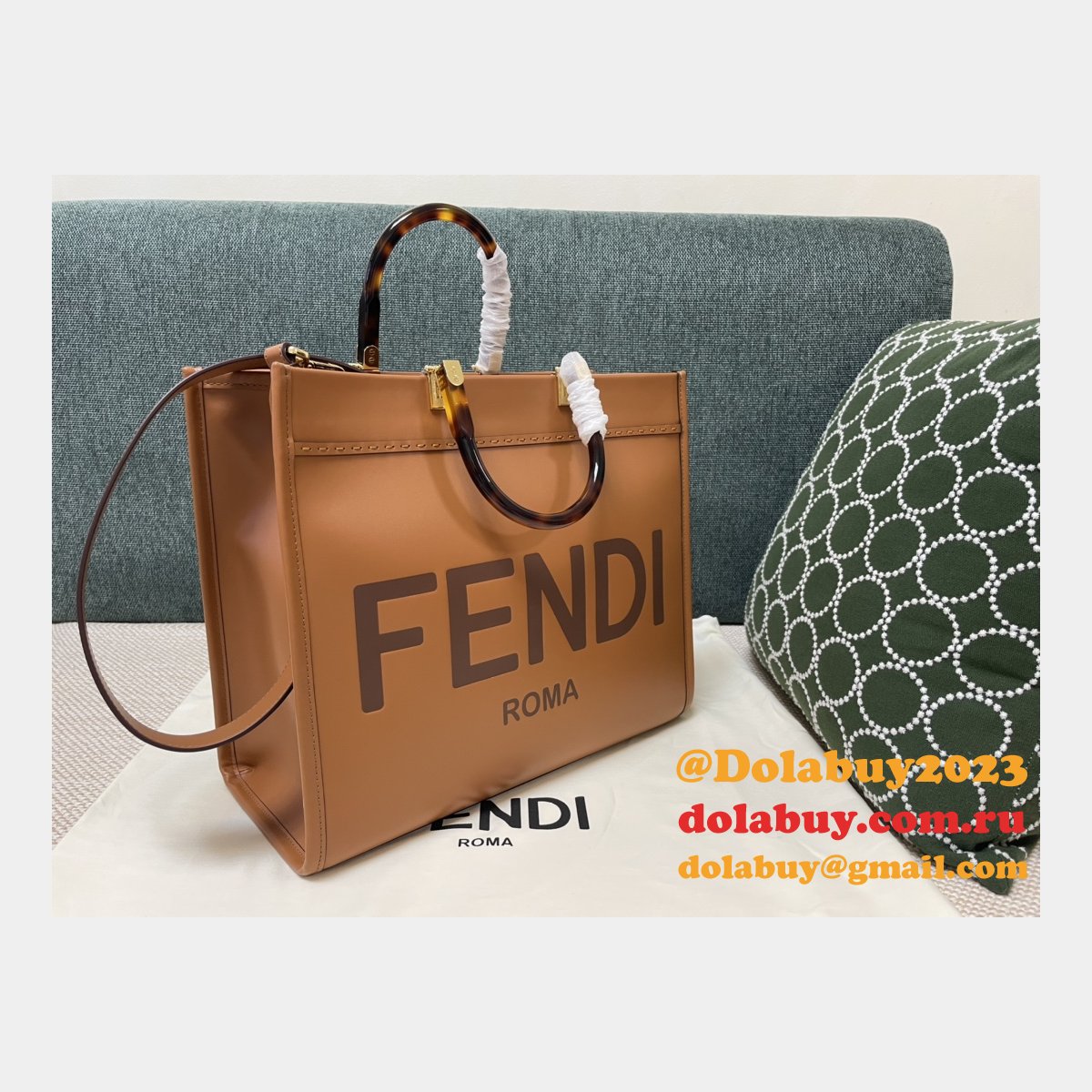 Best Knockoff FENDI TOTE Sunshine SMALL HANDBAG
