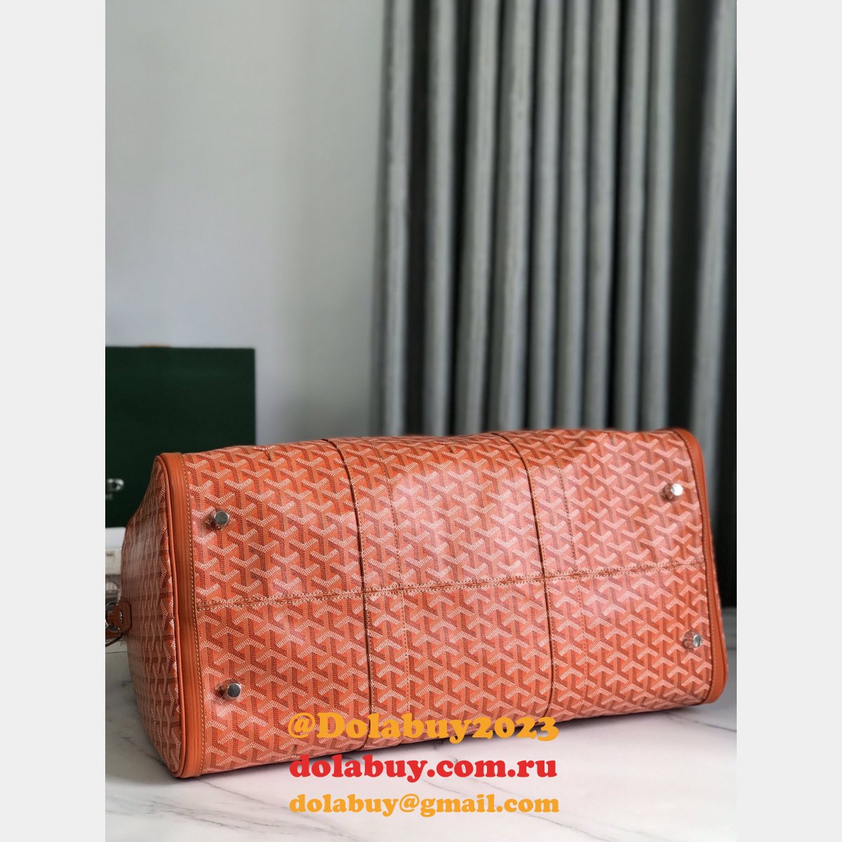 Replica Goyard Croisiere 50 Inspired Goyardine 0201515 Designer Bag
