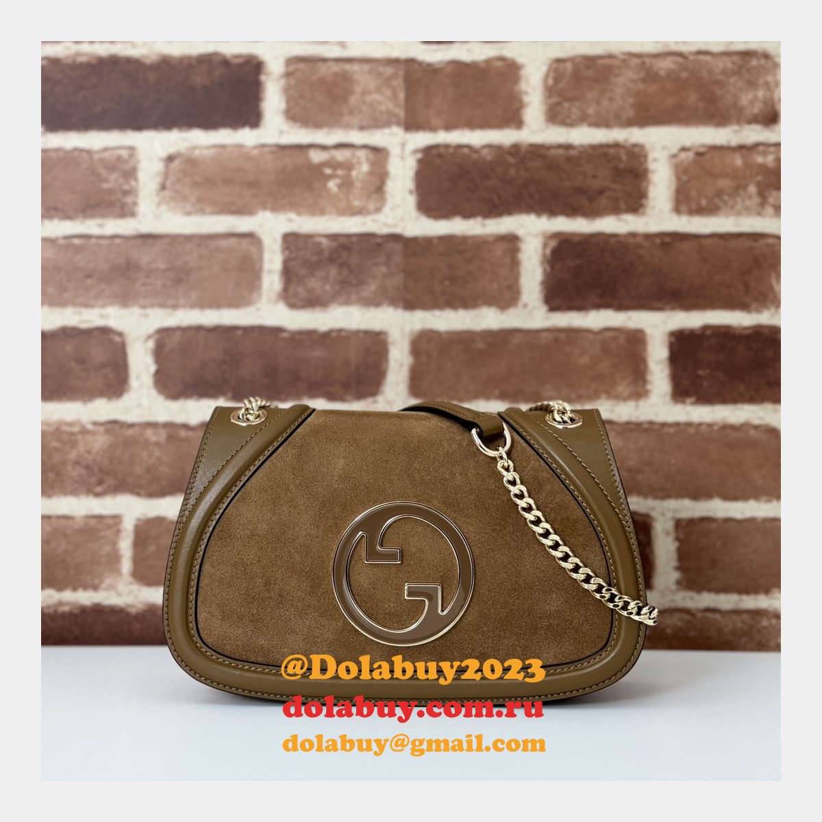 Gucci Replicas 815715 Blondie Chain Shoulder 1:1 Mirror Bag