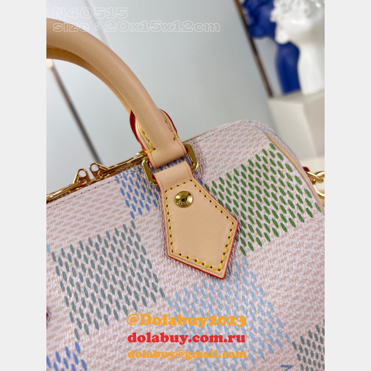 Speedy Bandoulière 20 Other Damier Canvas N40515 Fake LV Bag