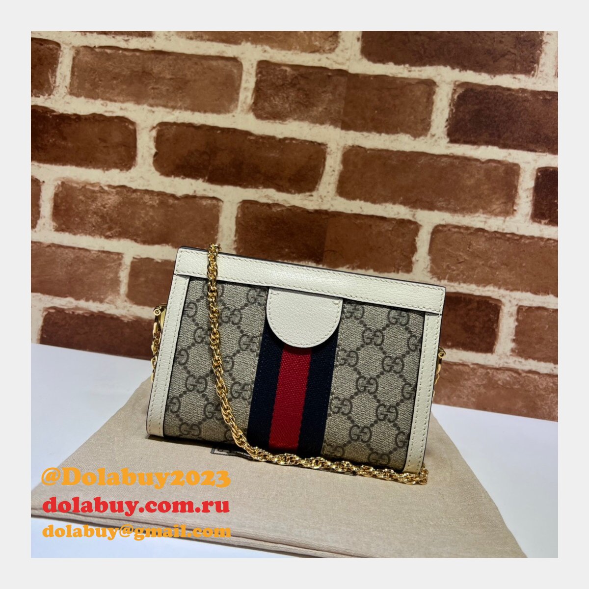 replica G*u*i inspired ophidia shoulder 602676 bag gg supreme