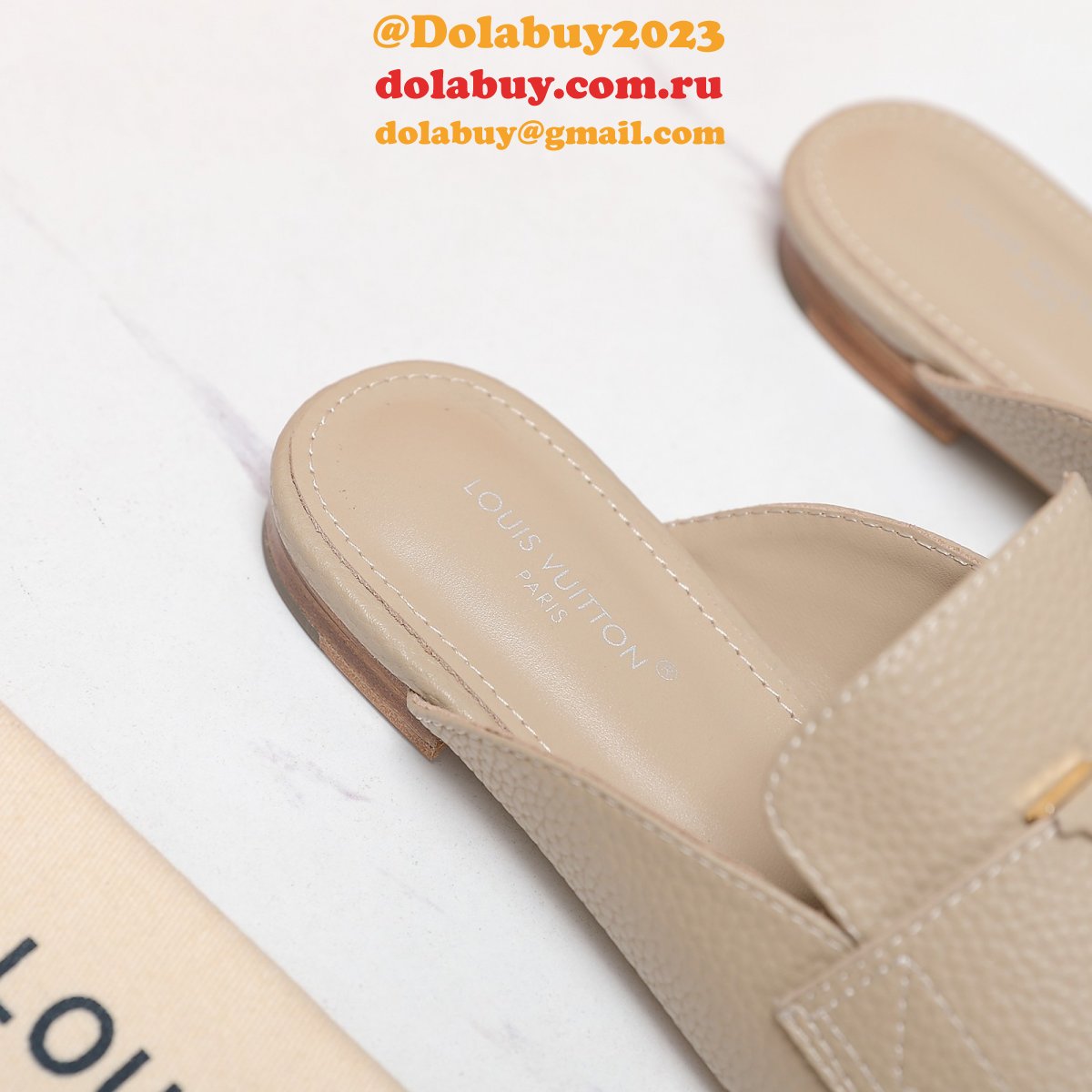 Top Quality LV loafer slippers Best Wholesale shoes