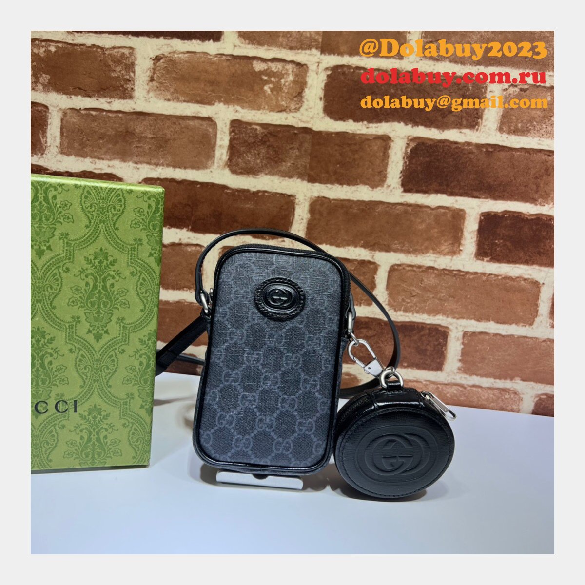 G*u*i fashion designer replica 700959 bag with interlocking g