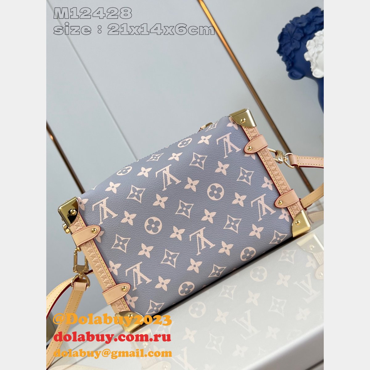 Luxury Louis Vuitton Fake Side Trunk M12428 Designer Bag