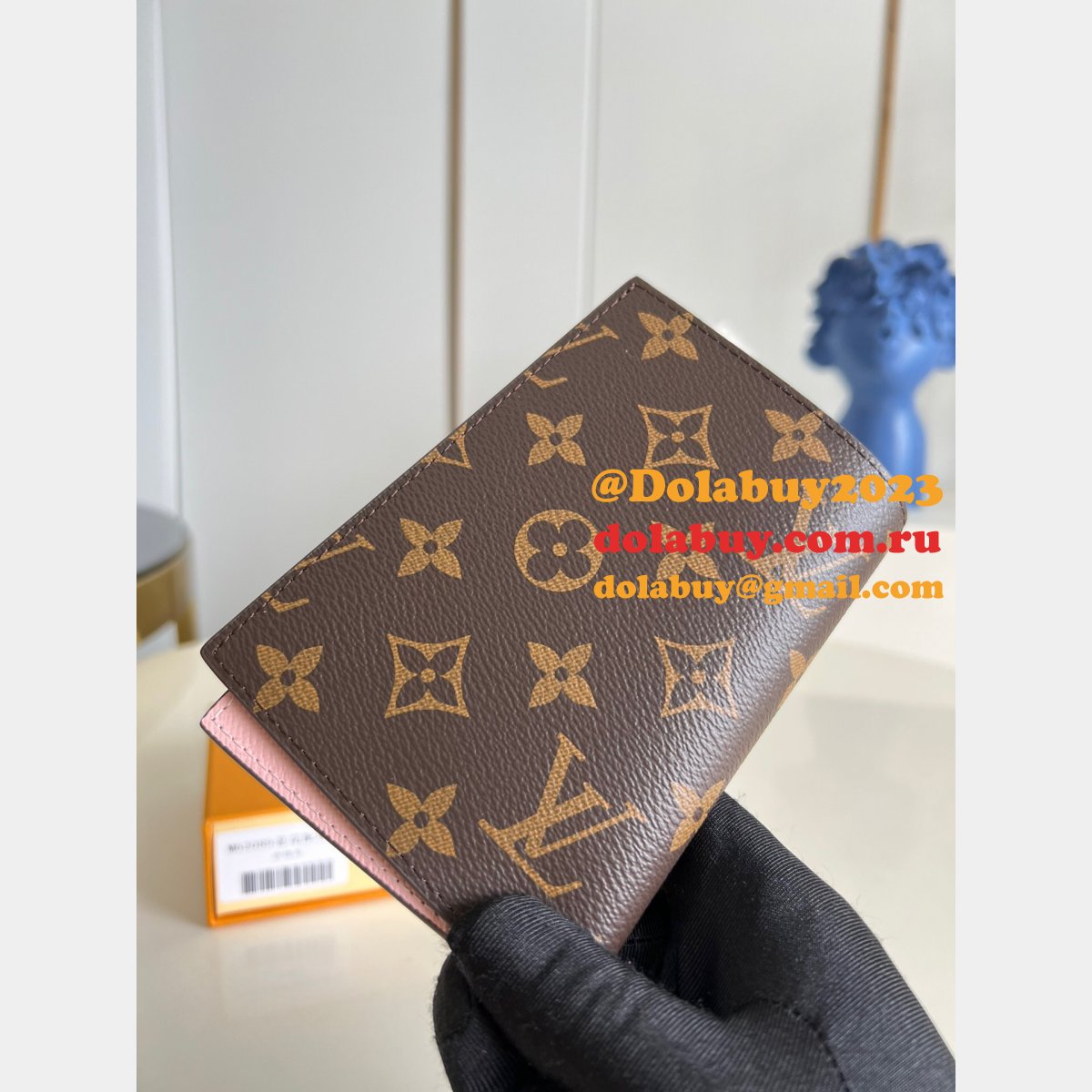 Louis Vuitton Copy Travel M62089 Passport Cover Monogram Canvas