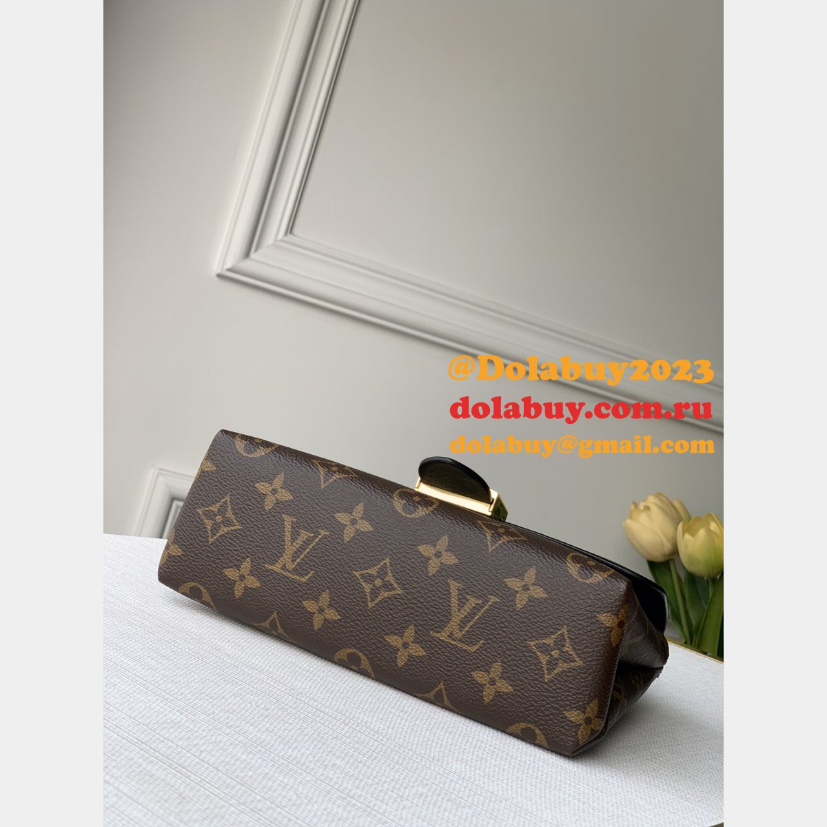 Louis Vuitton Monogram Canvas Locky BB Bag M44141 Black Top Quality Bag
