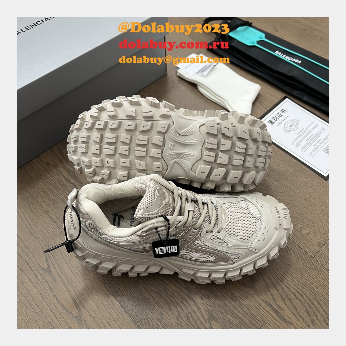 Replica Balenciaga Duplicate Defender Extended-sole Sneakers