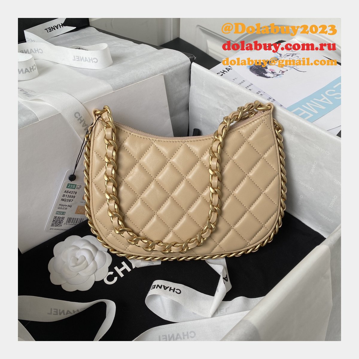 Wholesale Luxury HOBO REPLCIA AS4378 SHOULDER HANDBAGS