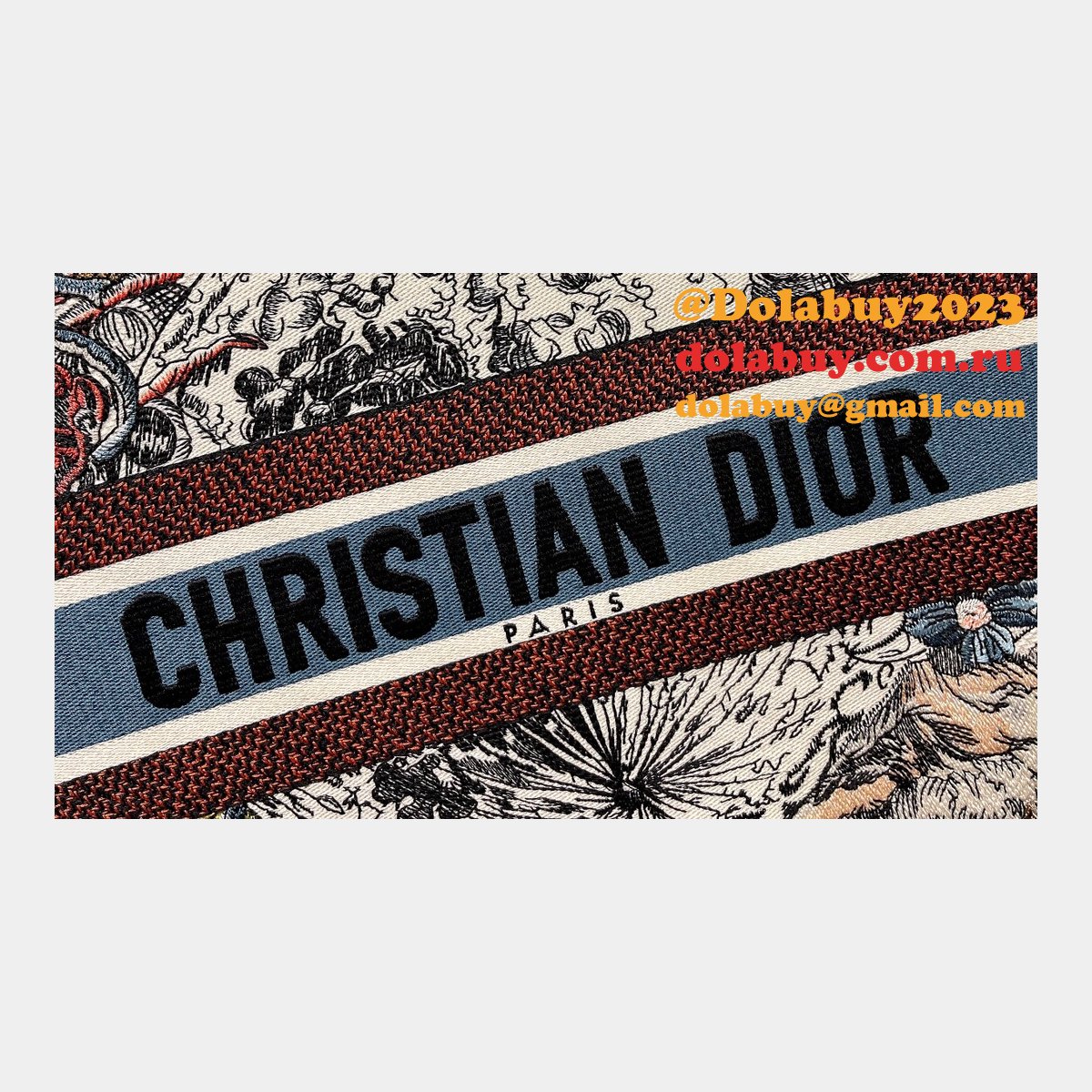 AAA Replica Designer CD Book Tote Christian Dior Handbags