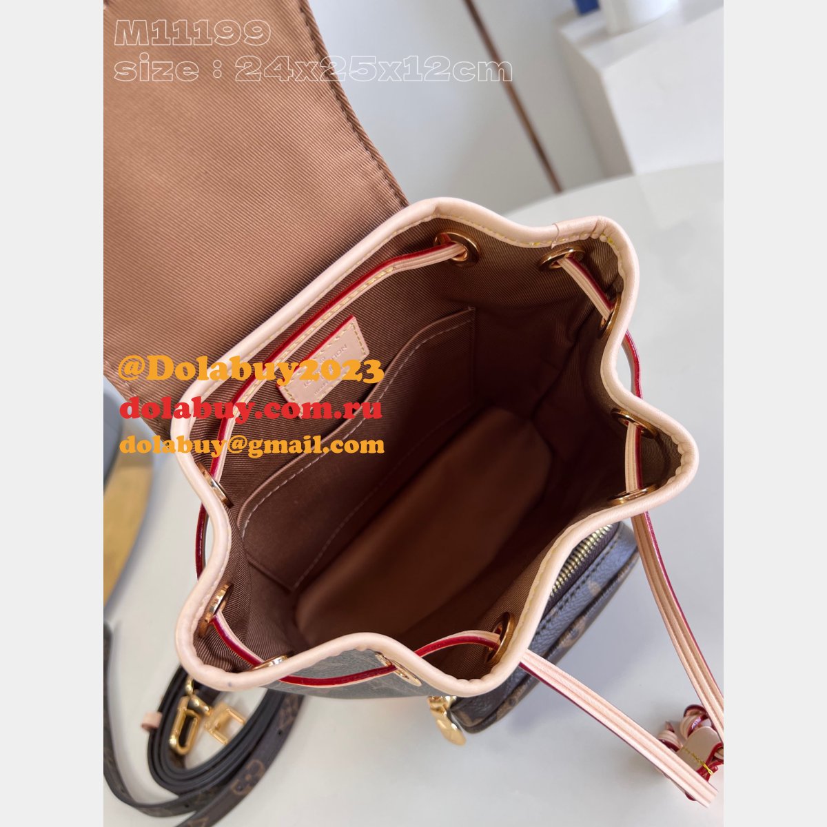 Montsouris Mini Replicas Louis Vuitton M11199 Top Perfect Bag