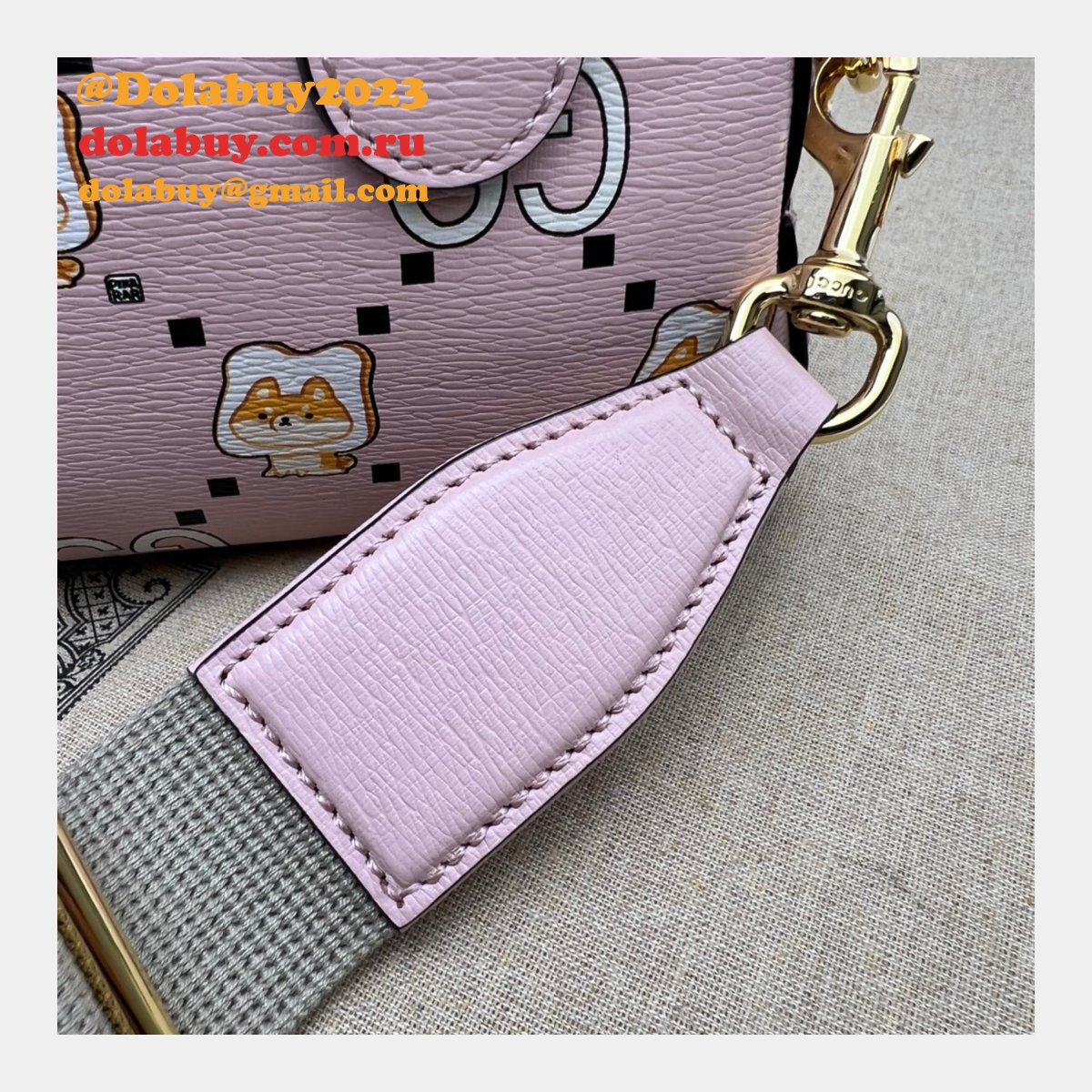 Replica Gucci 724606 Ophidia GG animal print High Quality bag