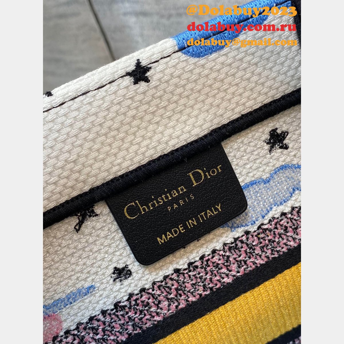 High-End Designer Christian Dior Replica CD Book Tote Bags