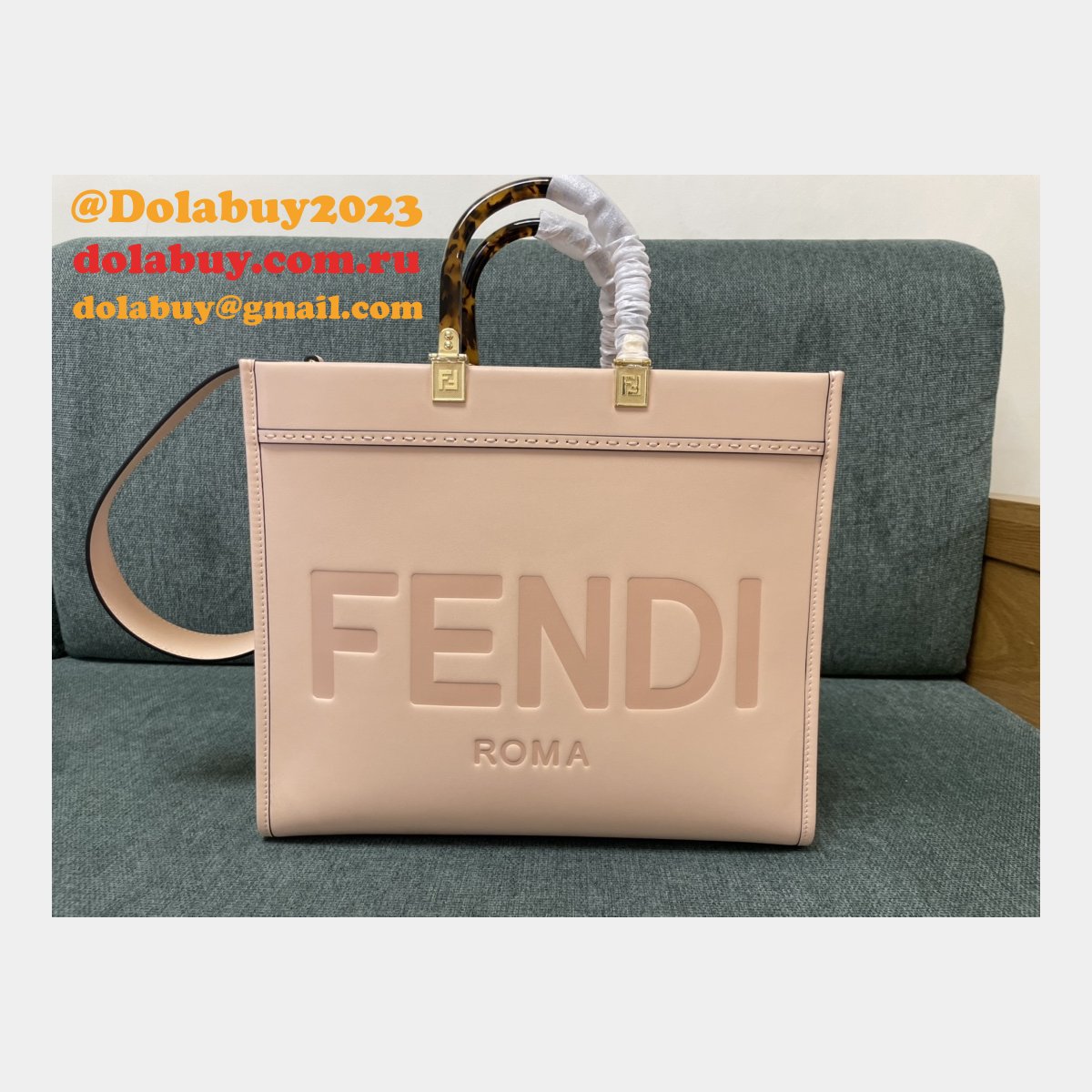 Best Knockoff FENDI TOTE Sunshine SMALL HANDBAG