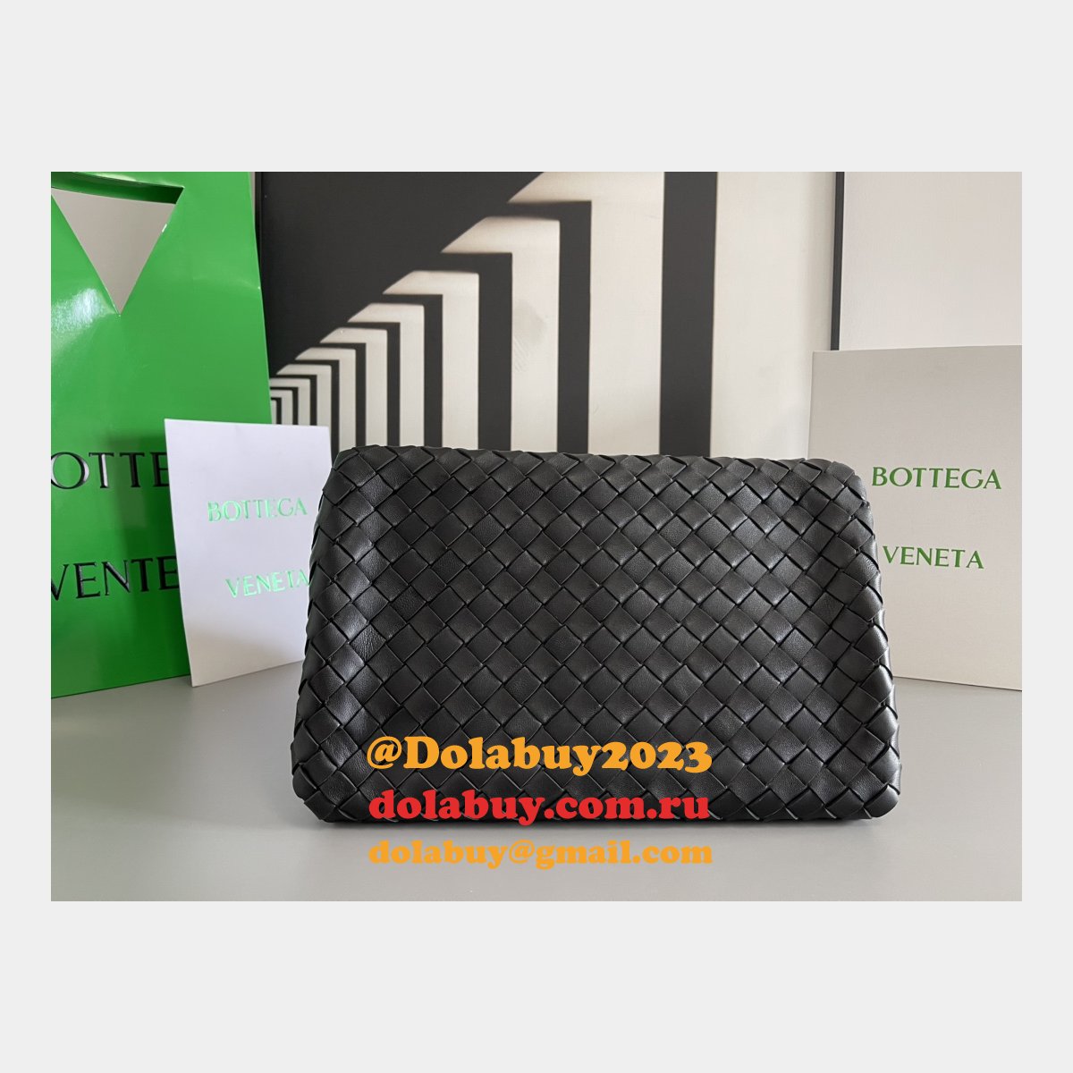 Luxury BV intrecciato 796571 Braided leather shoulder bag