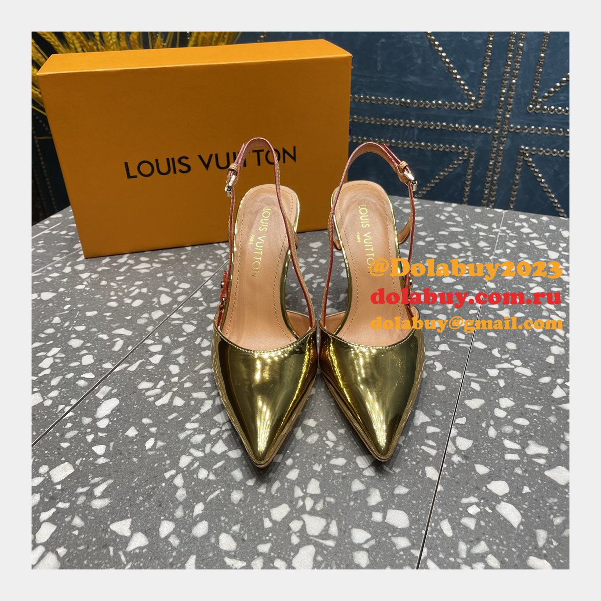 Replica LOUIS VUITTON Blossom Slingback Pump