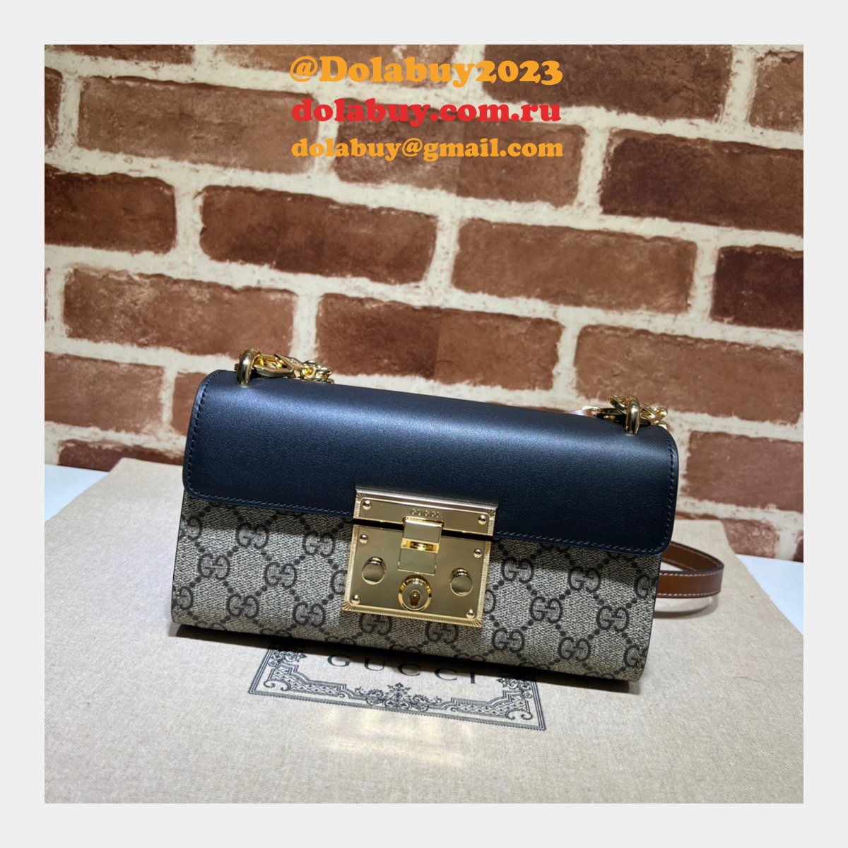 Quality Gucci Replica Padlock Chain 735103 Shoulder Bag