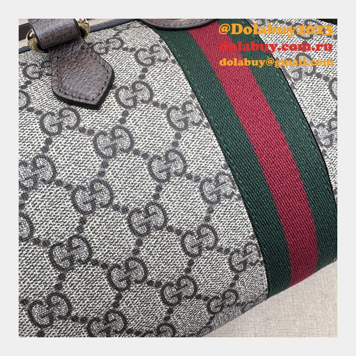 Perfect Ophidia GG Gucci Replicas Top Handle High 772061 Bag