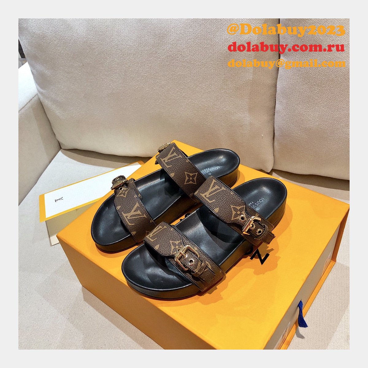 Louis Vuitton replica slippers shoes Every Designer