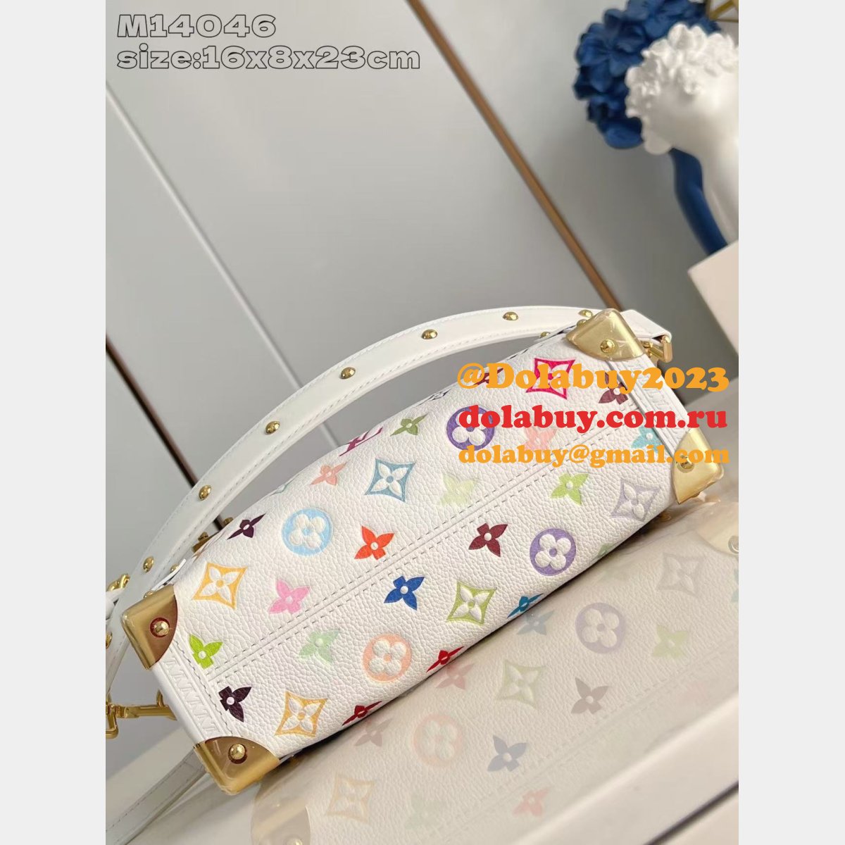 Luxury Louis Vuitton H27 Side Trunk LV x TM M14046 Duplicate Bag