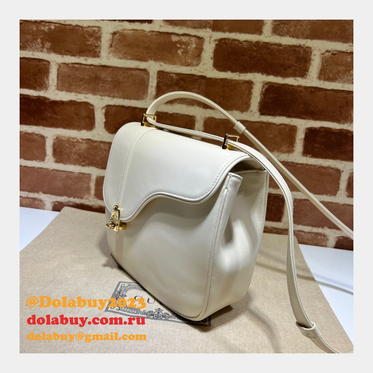 perfect G*u*i fake 740988 equestrian inspired shoulder bag