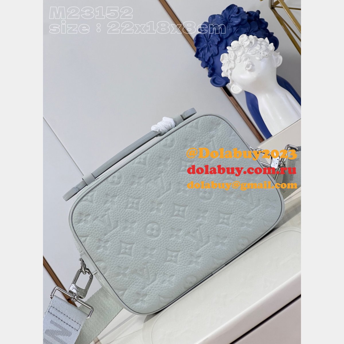 S-Lock Messenger Monogram Taurillon M23152 Louis Vuitton Replica Bag