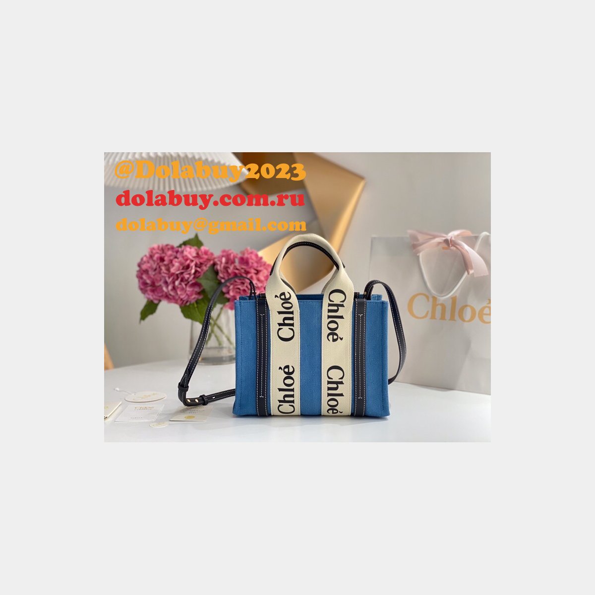 Best Quality Replica Chloe 1:1 Tote Woody dolabuy Bag 26CM