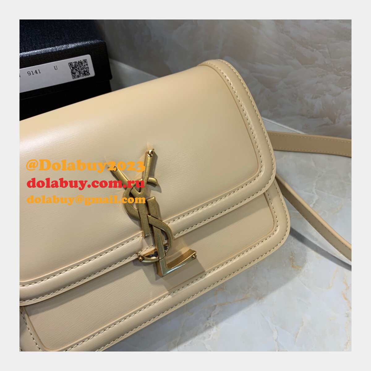 Saint Laurent YSL Solferino Replicas 634306 Satchel Leather