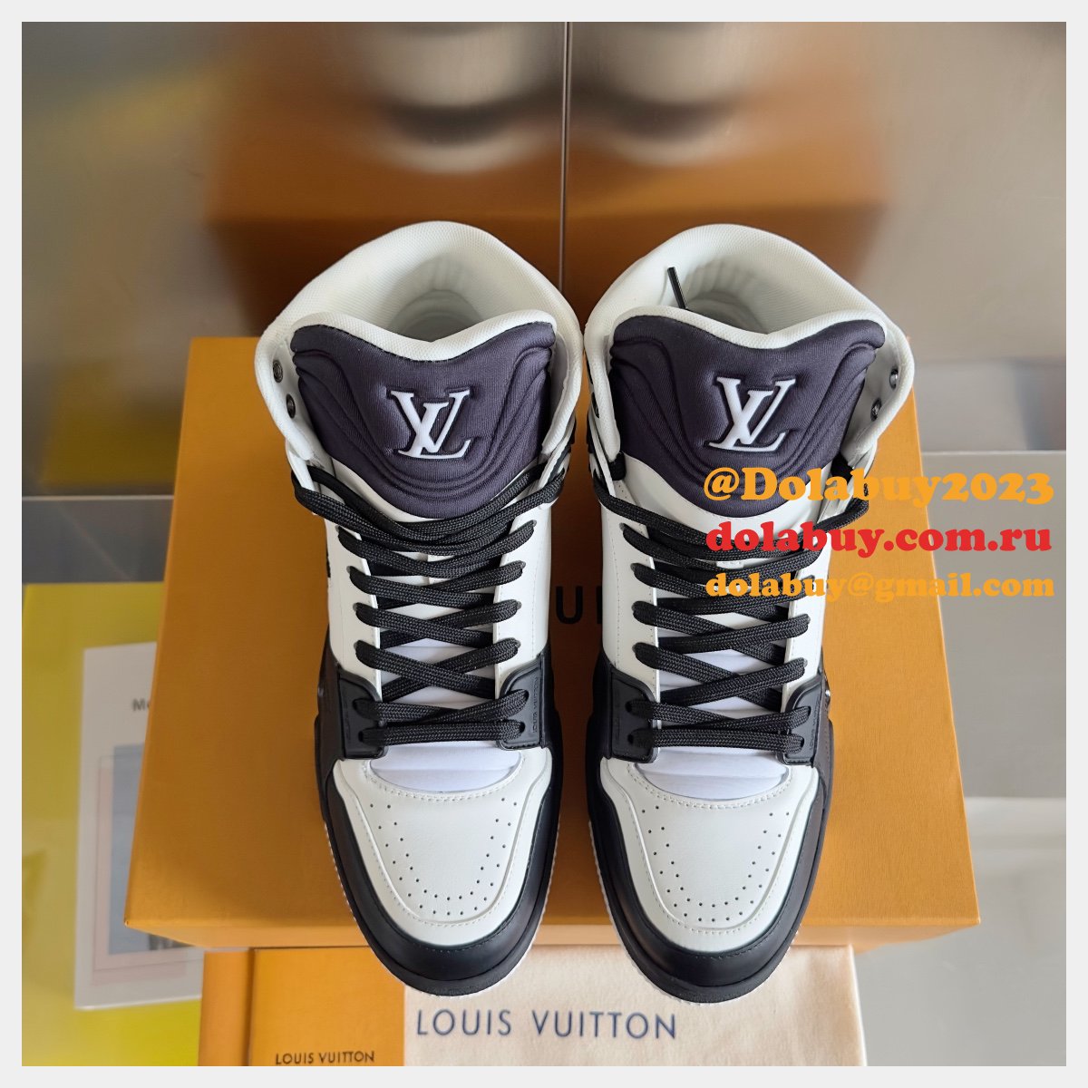 High Quality LV Trainer Sneaker Boot