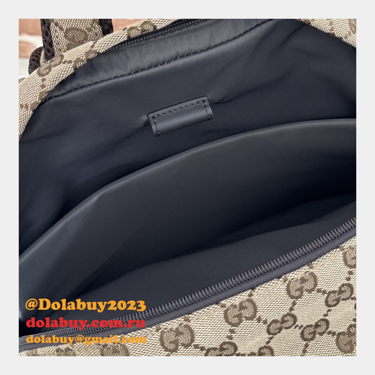 Top Mens Backpack Wholesale Gucci Logo 800182 Inspired Bag