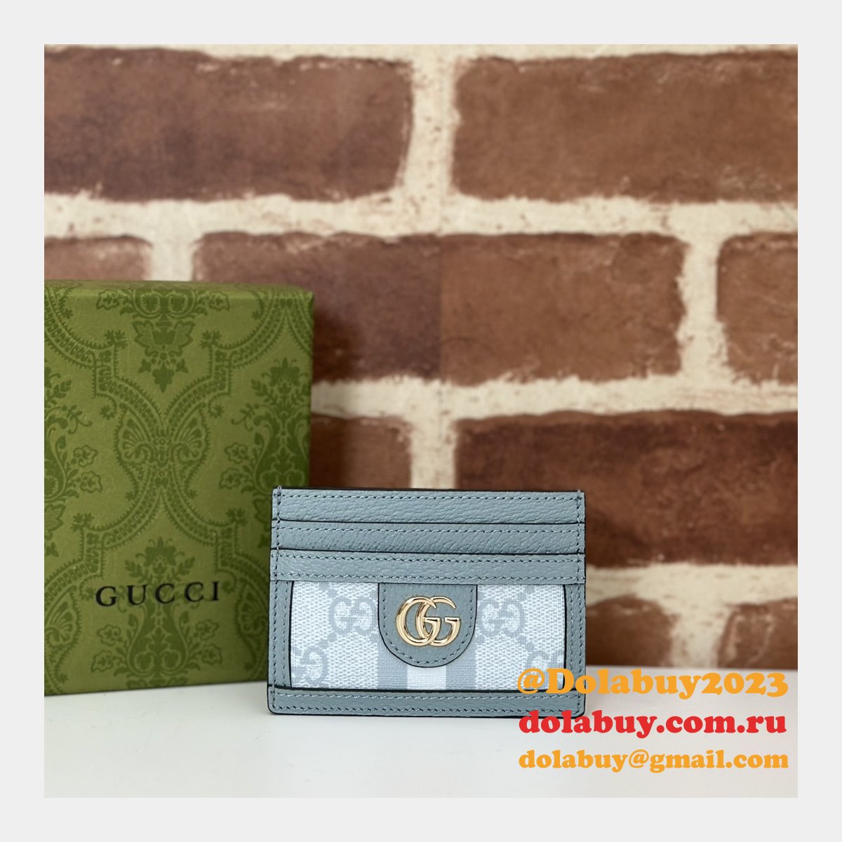 GG Supreme Ophidia Duplicate Card Case 523159 Inspired Gucci Bag