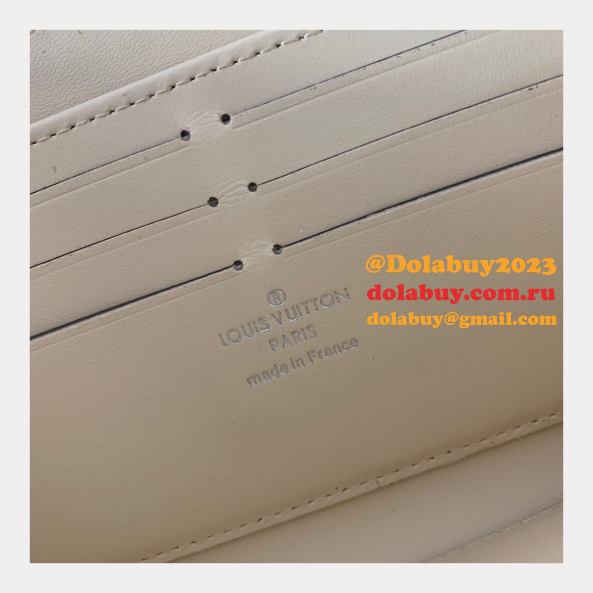 Louis Vuitton M61867 Fake Zippy Wallet Mahina Multiple Colour