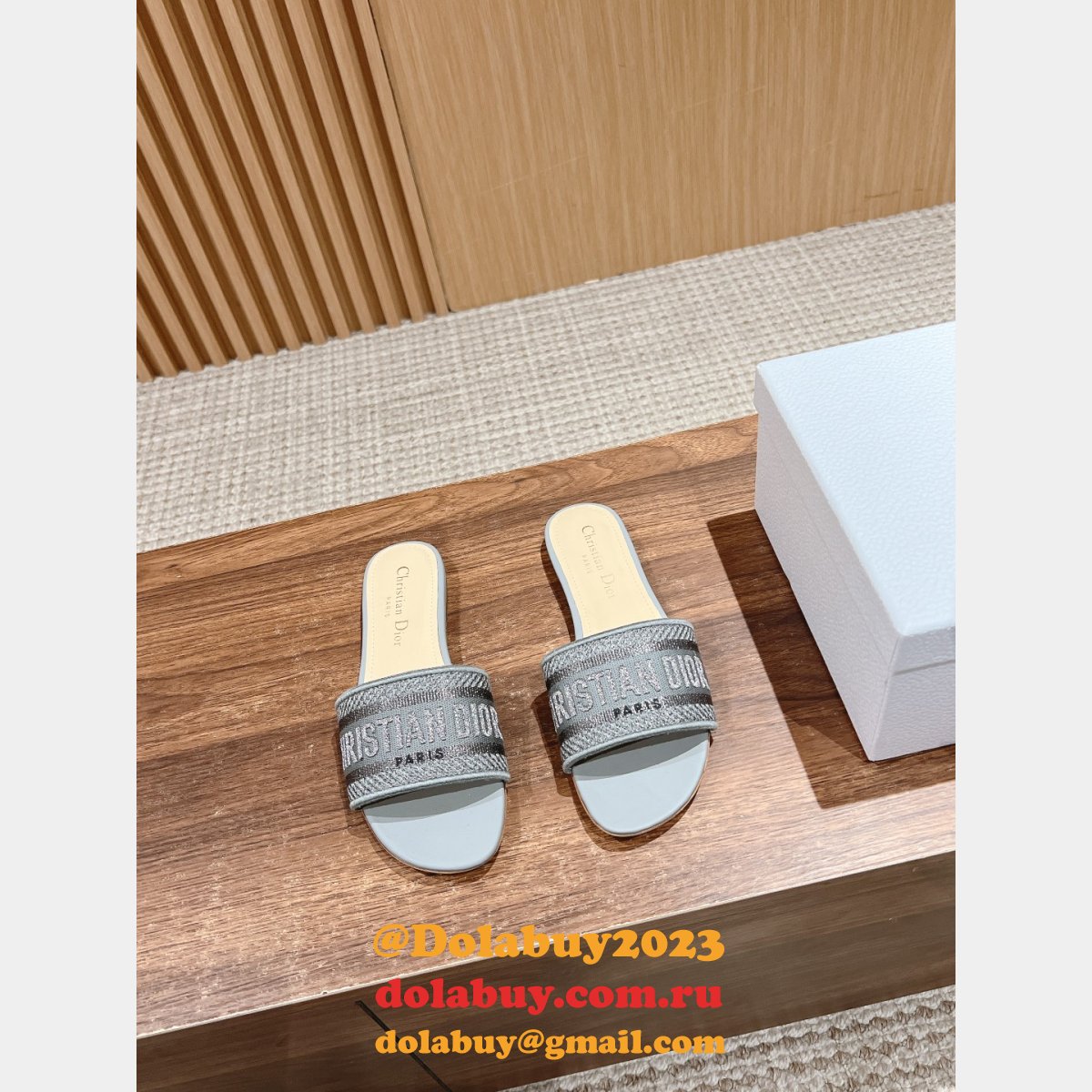 Top Quality Cheap Knockoff DIOR DWAY SLIDE