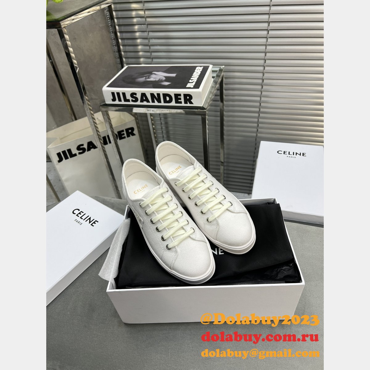 Cheap Replica Celine Sneakers For Sale White Shoes