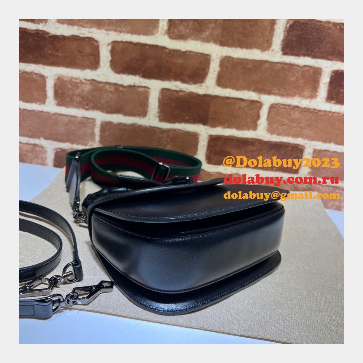Top Quality Gucci Bamboo 1947 Small Top Handle Bag #675797